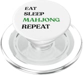 Eat Sleep Mahjong Repeat ! C'est Mahjong Time Mahjongg Fans v2 PopSockets PopGrip pour MagSafe