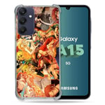 Cokitec Coque Renforcée pour Samsung Galaxy A15 4G / 5G Manga One Piece Nakama