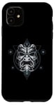 iPhone 11 Oni Mask Japanese Devil Yokai Demon Sacred Geometry Graphic Case