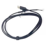 Câble USB pour souris Logitech G502 - Fil tressé extérieur en peau de serpent - Pièce de rechange - Accessoire de réparation