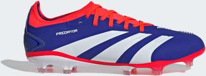 Adidas Adidas Predator Pro Firm Ground Fotbollsskor Jalkapallokengät CLOUD WHITE / SOLAR RED / LUCID BLUE