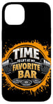 Coque pour iPhone 14 Plus Workout Humor: Time To Lift At My Favorite Bar