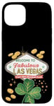 Coque pour iPhone 15 Plus Shamrock Crazy - Jeu de hasard pour la Saint-Patrick de Las Vegas