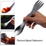 titanium alloy Ultralight Spork Cutlery Fork Spoon Cookware EDC Outdoor tool