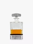 English Pewter Company Manhattan Rectangular Decanter, 650ml