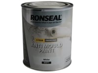 Ronseal - 6 Year Anti Mould Paint White Matt 750ml