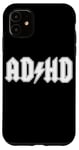 Coque pour iPhone 11 TDAH drôle Rocker Band inspiré du rock and roll TDAH