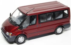 MINICHAMPS - Monospace Ford Transit de 2001 de couleur rouge - 1/43 - MNCTRAN...