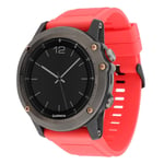 Garmin Fenix 3 / 3 HR / 5X silicone watch band - Red