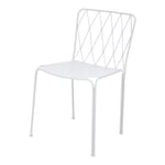 Fermob - Kintbury Chair Cotton White 01 - Matstolar utomhus - Terence Conran - Vit - Metall