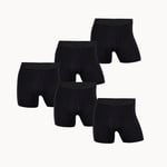 Tufte SoftBoost M Boxer Briefs 5-pk XL Black, herre