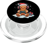 Chapeau de Père Noël en pain d'épice pour homme et garçon PopSockets PopGrip pour MagSafe