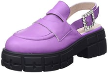 L37 HANDMADE SHOES Women's More Than This Sandal, Violet, 5.5 UK