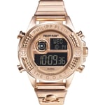 Montre Homme PHILIPP PLEIN THE G.O.A.T. PWFAA0421 Acier Gold Rose Chrono Alarm