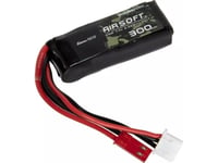 Gens Ace 25C 3000Mah 2S2p 7.4V Saddle Airsoft Gun Lipo-Batteri Med Mini Deans(T)-Kontakt