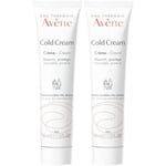 Avène Cold Cream Crème peaux très sèches et sensibles 2x40 ml