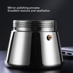 (6 Cup)Electric Stove Moka Pot Stainless Steel Stovetop Moka Pot Dual