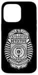 Coque pour iPhone 14 Pro Max Badge de police amusant True Crime Detective Division