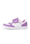 FILA C. Court CB Velcro Kids Basket, Lavender Crystal-White, 34 EU