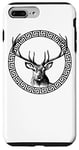 Coque pour iPhone 7 Plus/8 Plus cerf animal bois nature faune cornes tête