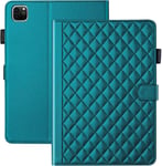 Coque Pour Ipad Air 13 2024 Ipad Pro 12.9 2022/2021/2020/2018 Business Cuir Pu Tablet Étui Pour Ipad Pro 12.9 6/5/4/3 Gen Avec Fente Pour Carte Fonction Stand Vert