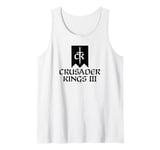 Crusader Kings III game logo black Tank Top