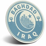 Awesome Fridge Magnet - Iraq Baghdad Blue Travel Cool Gift #7444