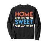 3-D Printer Home Sweet G28 XO YO ZO GCode 3D Prints Sweatshirt