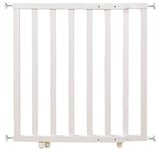 roba Barrière de Sécurité Enfant Extensible - Bois Blanc - sans Perçage - pour Porte et Escalier - Largeur Réglable de 62 - 106 cm