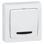 Bouton-poussoir lumineux ASL pour appareillage saillie 6 A - LEGRAND - 086005