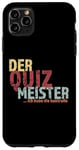 Coque pour iPhone 11 Pro Max Quiz Master Pub Quiz humoristique en allemand