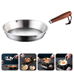 Frying Pan Stainless Steel Individual Small Egg Non Stick Skillet Omelette 12CM