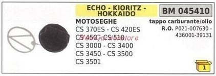 Bouchon Huile Carburant Echo Scie à Chaîne Cs 370ES 420ES 450 510 3000 3400