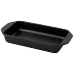 Chasseur Cast Iron Matt Black Roasting Dish 39 x 21 x 5.5cm