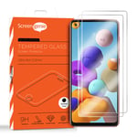 2 PACK - Case Friendly Tempered Glass Screen Protector for Samsung Galaxy A21