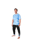 Manchester City Fc Mens Pyjama Set - Bottoms And T-Shirt Short Sleeves