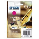 Original Epson 16, Magenta Ink Cartridge, WorkForce WF-2510WF WF-2520NF, WF-2530