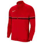 Nike CW6113-657 Academy 21 Knit Track Jacket Jacket Men's RED/WHITE XXL