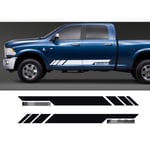 Car Side Skirt Sticker Stripe Decal, For Dodge Ram, Car Side Stripes Stickers Vinyl Film Decals Decoration DIY Sports Styling