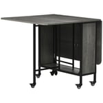 Mobile Drop Leaf Table Folding Kitchen Table Extendable Dining Table