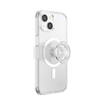 PopSockets: PopCase PlantCore pour MagSafe - Coque à base de plantes pour iPhone 14 avec un Support et Poignée PopGrip Slide Repositionnable avec Top interchangeable - Clear