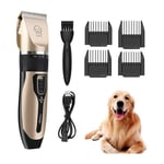 Tondeuse à cheveux silencieuse pour chien, tondeuse à cheveux pour chat, tondeuse à cheveux électrique rechargeable sans fil professionnelle (pour