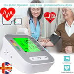 Digital Upper Arm Blood Pressure Meter Automatic Heart Rate BP Monitor Machine