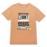 Back to the Future Where We're Going We Don't Need Roads Unisex T-Shirt - Tan - L - Tan