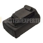 Kompatibelt med Black & Decker LDX120C, 20V, 1500 mAh