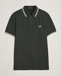 Fred Perry Twin Tipped Polo Shirt Night Green