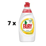 Astianpesuaine FAIRY Lemon, 450 ml x 7 kpl paketti