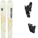 FACTION Pack ski Faction Prodigy 0x 24 + Fixations Femme Blanc / Rose Jaune taille 164 2024