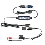 OptiMate TecMate USB O-108 KIT, Chargeur USB en Ligne Intelligent 3 300 mA, avec Mode Veille et contrôleur de Batterie de véhicule.