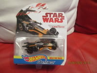 HOT WHEELS STAR WARS CARSHIPS LAST JEDI POE'S X WING FIGHTER NEW SEALED 